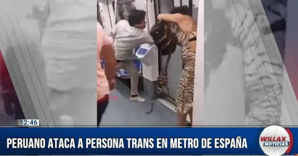 Peruano atacó a una trans en metro de Barcelona: dice que actuó en defensa propia