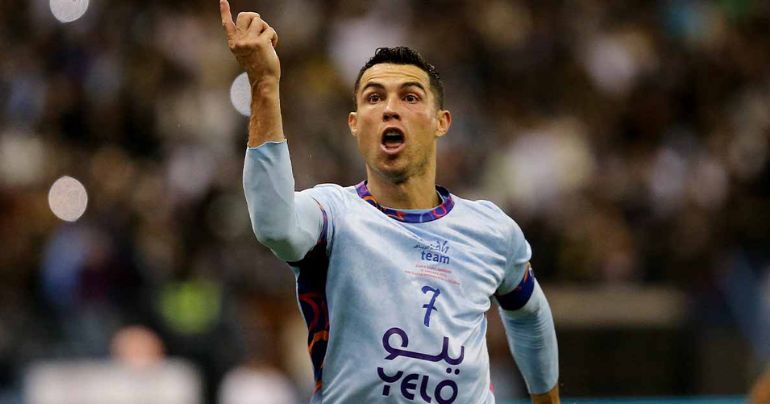 ¡Cristiano salvador! Ronaldo anotó su primer gol con el Al Nassr