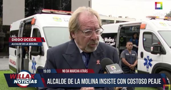 Alcalde de La Molina insiste con peaje de 35 soles: "Los peruanos somos pincha globos" (VIDEO)