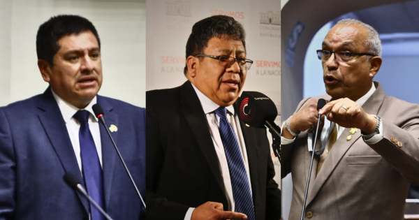 Portada: ​​​​​​​Congresistas Luis Aragón, Jorge Flores y Luis Kamiche son denunciados por cuestionado procurador Daniel Soria