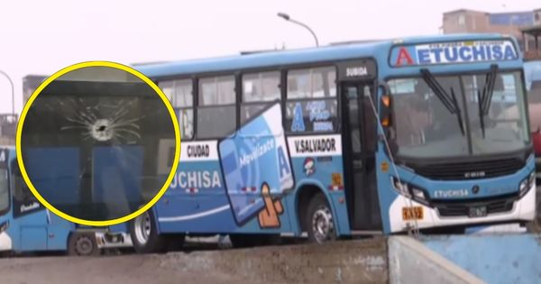 Nuevo atentado contra buses 'El Chino': sujetos dispararon contra la unidad con pasajeros a bordo