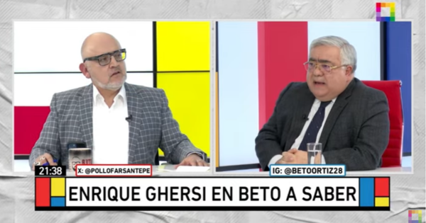 Enrique Ghersi sobre Alberto Fujimori: "Representa un tipo de candidato que es capaz de parar a la izquierda"