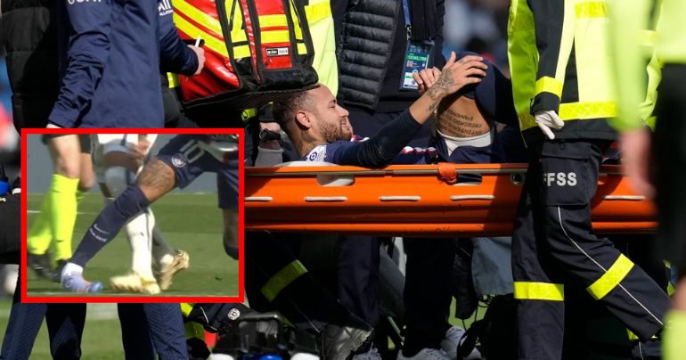 Portada: Preocupación en el PSG: Neymar sufrió esguince de tobillo durante partido ante el Lille