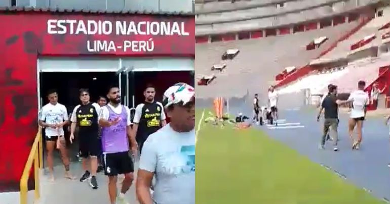 Portada: Barristas de Sporting Cristal increparon a Yoshimar Yotún y jugadores durante entrenamiento en el Estadio Nacional