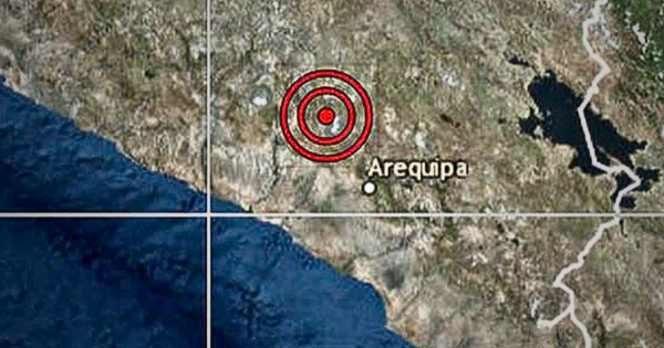 Arequipa fue remecida esta madrugada por sismo de magnitud 3.5