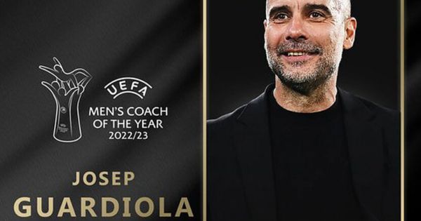 'Pep' Guardiola fue elegido como el Entrenador del Año de la UEFA