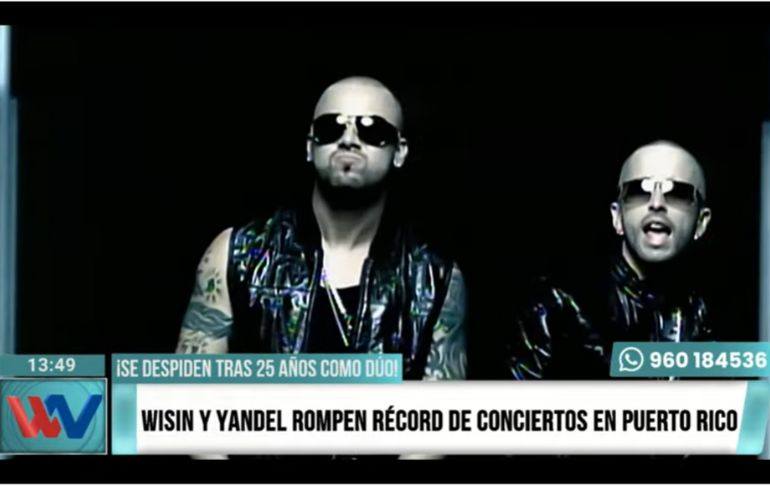 ¡Se despiden tras 25 años como dúo! Wisin y Yandel  rompen récord de conciertos en Puerto Rico