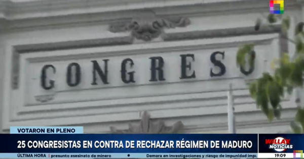 Congreso: un total de 25 parlamentarios votaron en contra de rechazar el régimen del dictador Nicolás Maduro