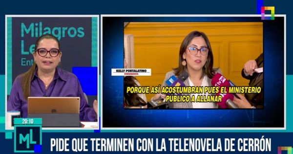 Milagros Leiva a Kelly Portalatino: "La que empezó con la telenovela de Cerrón fue usted"