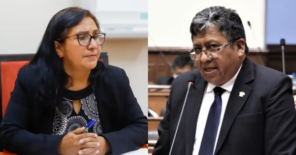 Katy Ugarte y Jorge Flores Ancachi son suspendidos en Congreso por 'mochasueldos': aprueban descuentos de sus haberes