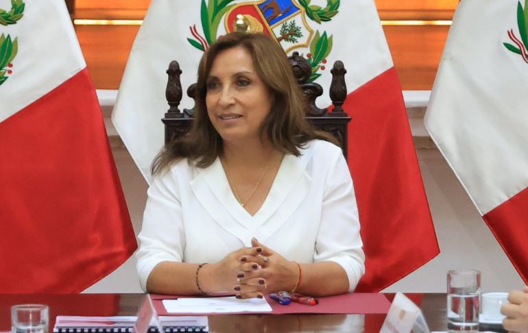 Dina Boluarte lidera este domingo sesión de Consejo de Ministros extraordinaria