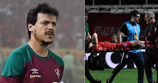 La insólita defensa del DT de Fluminense tras el pisotón de Marcelo: "Es una expulsión absurda"