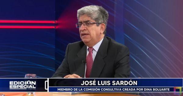 José Luis Sardón: "Vamos a sugerir algunas reformas políticas para las próximas elecciones generales"