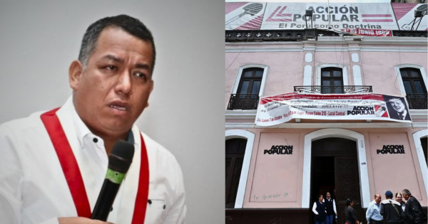 Acción Popular anuncia que inició proceso de expulsión contra Darwin Espinoza