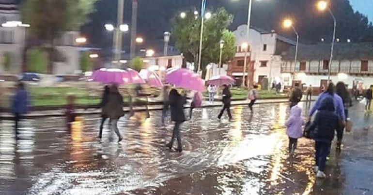 ¡ATENCIÓN! Se presentarán granizo y lluvia de moderada a fuerte intensidad en cuatro regiones