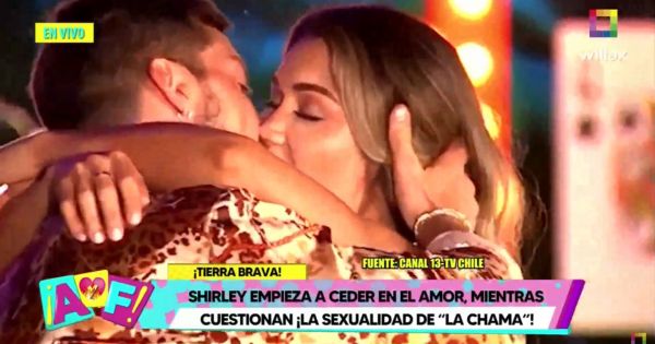 Alexandra Méndez besó al argentino Luis Mateucci en reto de 'Tierra Brava'