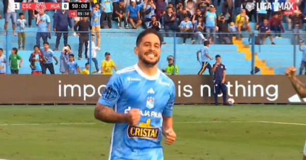 Sporting Cristal vs. Sport Huancayo: Alejandro Hohberg ejecutó un penal con categoría para marcar el 2-0