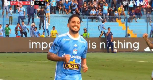 Portada: Sporting Cristal vs. Sport Huancayo: Alejandro Hohberg ejecutó un penal con categoría para marcar el 2-0