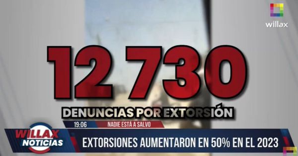 Nadie está a salvo: extorsiones aumentaron en 50% en el 2023 (VIDEO)