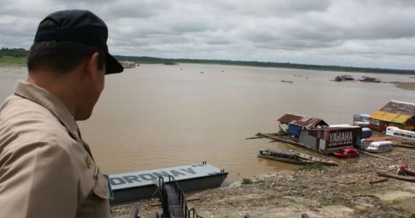 Reportan preocupante disminución del caudal del río Amazonas en Iquitos: solicitan estado de emergencia