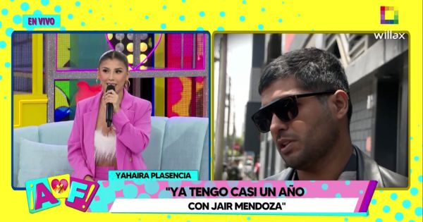 Yahaira Plasencia: "Ya tengo casi un año con Jair Mendoza"