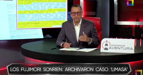 Portada: Phillip Butters: Los Fujimori sonríen porque la Fiscalía ha archivado el caso Limasa