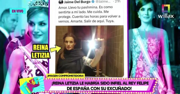 Reina Letizia le habría sido infiel al rey Felipe de España con su excuñado Jaime del Burgo