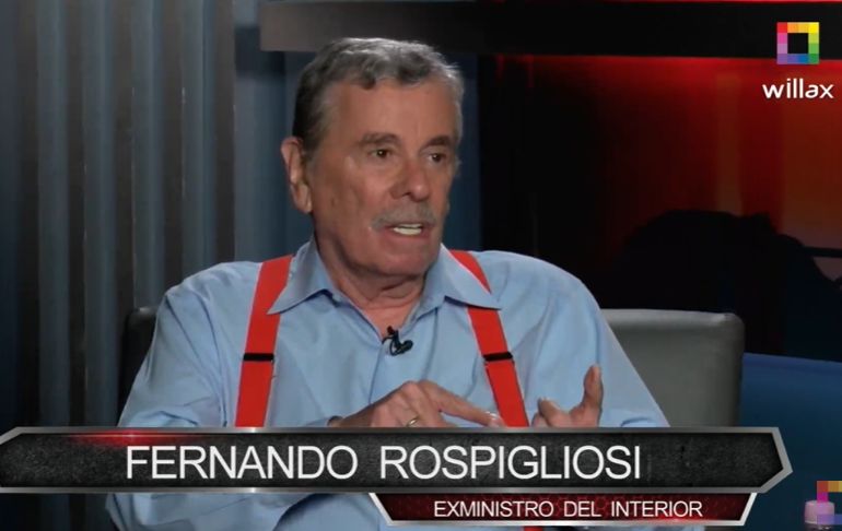 Fernando Rospigliosi: "Estamos viviendo una nueva forma de guerra de las organizaciones subversivas terroristas"