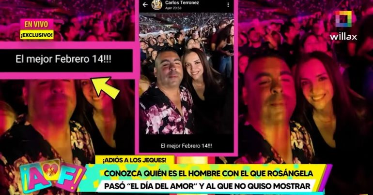 Portada: Rosángela Espinoza: ¿quién es el hombre con el que pasó San Valentín?