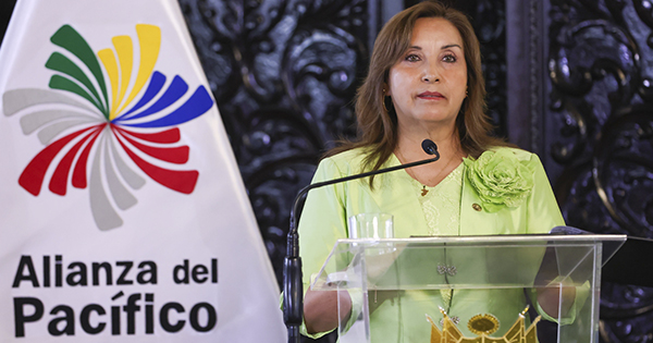 Portada: Dina Boluarte: Perú asume la presidencia pro tempore de la Alianza del Pacífico