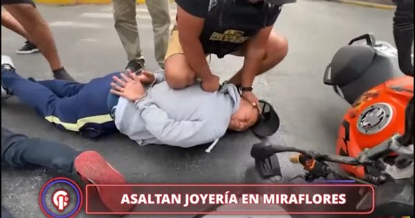 Portada: Así fue la captura de los delincuentes que intentaron asaltar joyería en Miraflores | REPORTAJE DE 'CRÓNICAS DE IMPACTO'