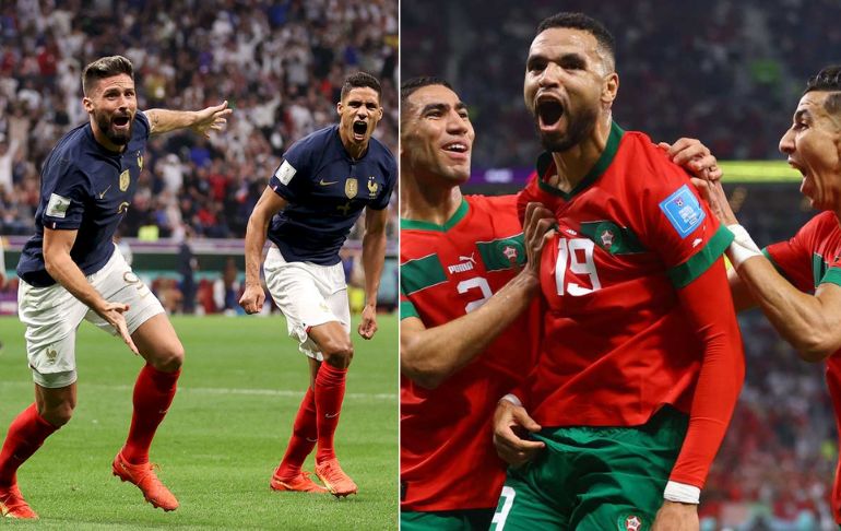 Qatar 2022: Francia y Marruecos se enfentarán este miércoles por las semifinales del Mundial