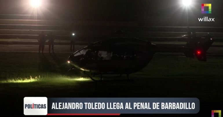 Alejandro Toledo llega al penal Barbadillo para cumplir 18 meses de prisión preventiva