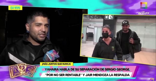 Jair Mendoza sobre relación con Yahaira Plasencia: "Lo que se ve no se pregunta"