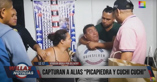 Pareja que obtenía S/25 mil al día por venta de drogas fue capturada en Surco: así cayeron 'Picapiedra' y 'Cuchi Cuchi'