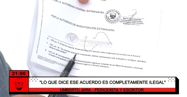 Odebrecht: revelan que José Domingo Pérez firmó acuerdo ilegal que permite a Jorge Barata mentir