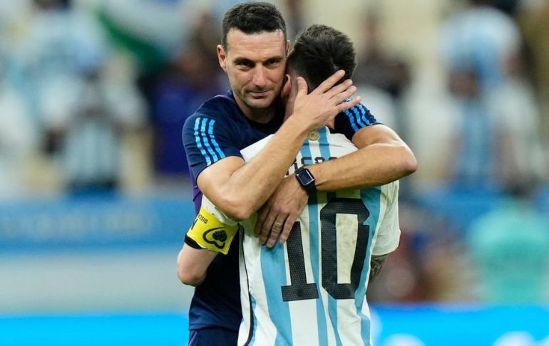 Lionel Scaloni: "Creo que Messi es el mejor de la historia, no tengo ninguna duda"