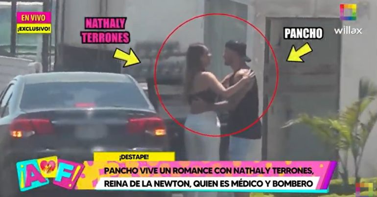 Pancho Rodríguez vive un romance con Nathaly Terrones, reina de belleza de Jessica Newton