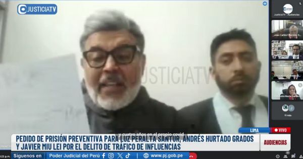 Andrés Hurtado en audiencia de prisión preventiva: "Me gustaría afrontar un juicio justo en libertad"