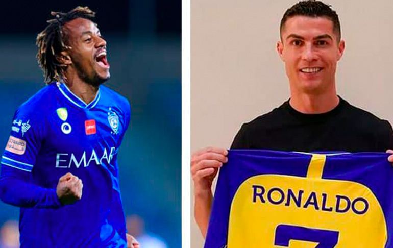 Portada: Equipos de André Carrillo y Cristiano Ronaldo su unirán para enfrentar al PSG de Lionel Messi