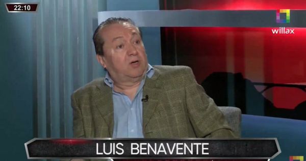 Luis Benavente: No hay ningún interés de los partidos políticos en exigir los antecedentes de sus militantes
