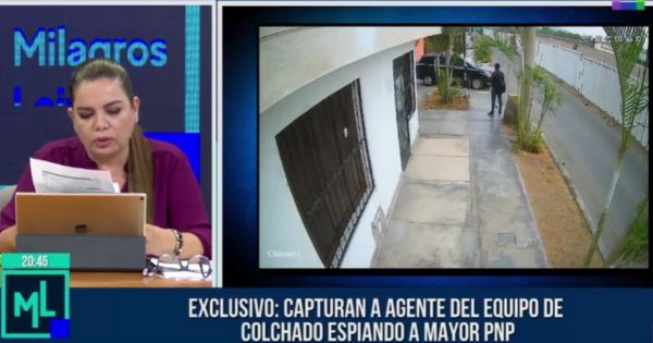 Portada: Capturan a agente del equipo de Harvey Colchado reglando a mayor PNP