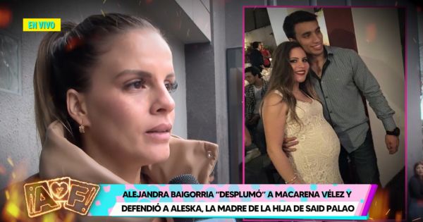 Alejandra Baigorria defiende a madre de la hija de Said Palao tras comentarios de Macarena Vélez