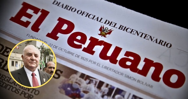 Luis Giampietri: diario El Peruano omite en su portada muerte del héroe nacional