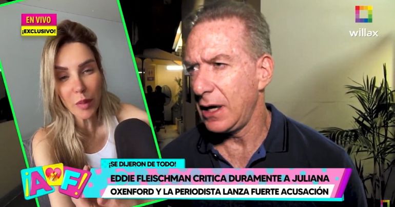 Eddie Fleischman tras acusaciones de Juliana Oxenford: "No recuerdo ningún momento incómodo"