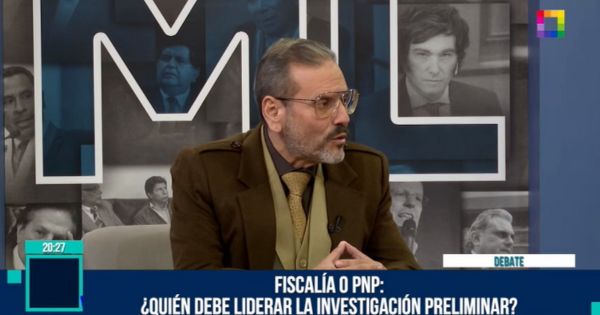 Portada: Exfiscal Martín Salas en contra del dictamen que permite a la PNP investigar delitos: "Se está teniendo injerencia política"