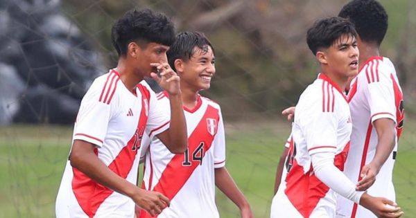 Selección Peruana de Fútbol Sub-15 empató ante Chile