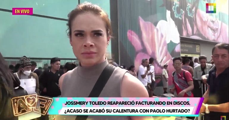 Jossmery Toledo reaparece tras escándalo con Paolo Hurtado: "Nunca he hecho show"