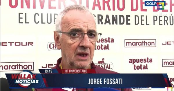 Portada: Jorge Fossati sobre el duelo ante Sport Huancayo: "Todos estamos ansiosos, hay nerviosismo"