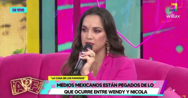 Expareja de Nicola Porcella: "Entre Nicola y Wendy hay una fuerte amistad"